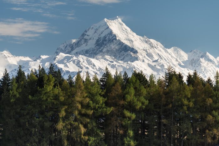 New Zealand Mount Aoraki Morning By JP
