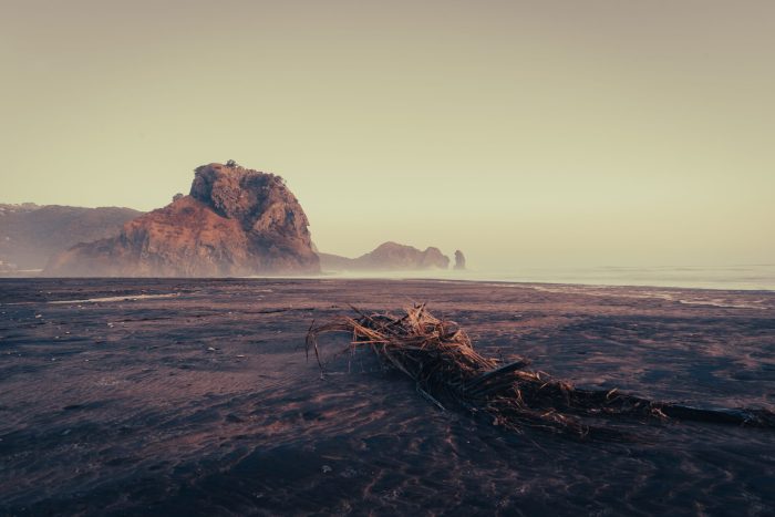 New Zealand Piha Sunset By JP