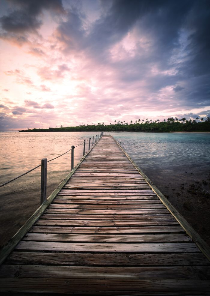 Sunrise Jetty In Rarotonga